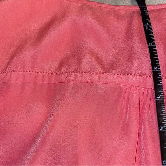 Daniel Cremieux Salmon Scalloped Sleeveless Blouse Size M - Picture 8 of 8